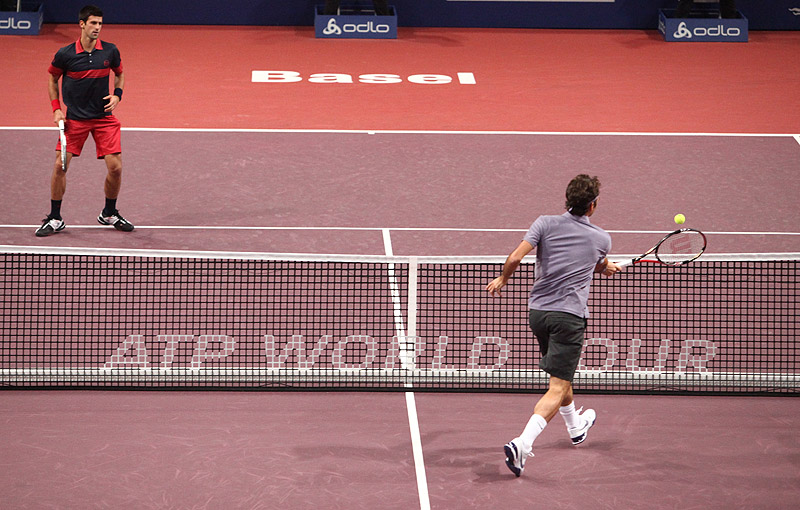 da kann Novak Djokovic nur noch zuschauen