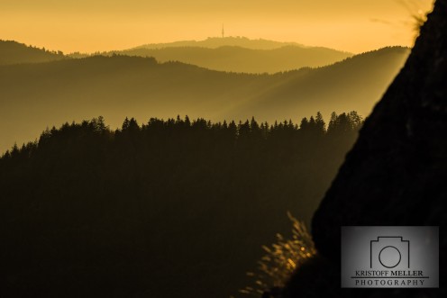 Trailrunning - Sonnenuntergang am Belchen/Schwarzwald